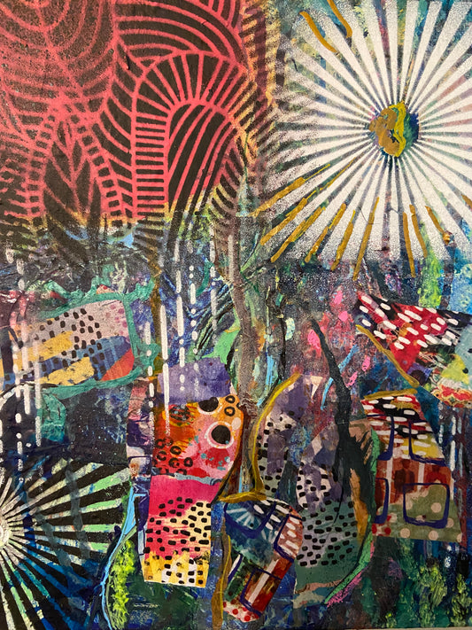 INNER LOTUS SUNBURST 12X12